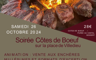 Soirée Côte de Boeuf 26 octobre 2024